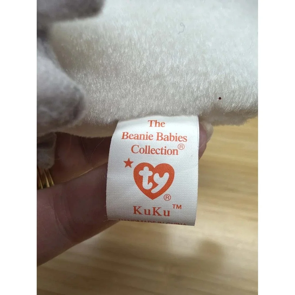 Ty Beanie Baby KuKu Cockatoo Fareham Hants 4th Gen Hang Tag PE 1965KR